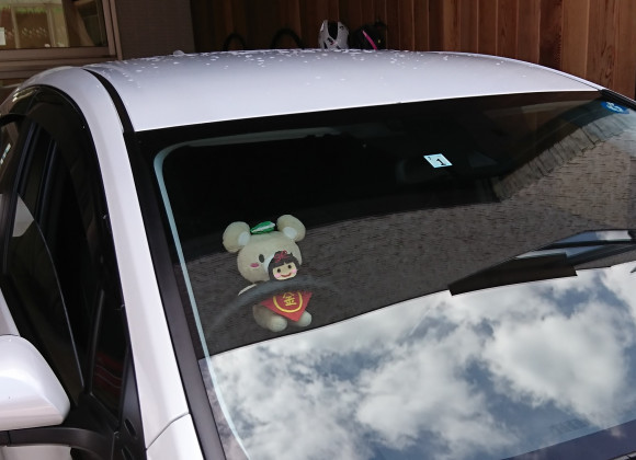 建築資金券プレゼントキヤンペーン　展示場のガレージ入庫中☻♪