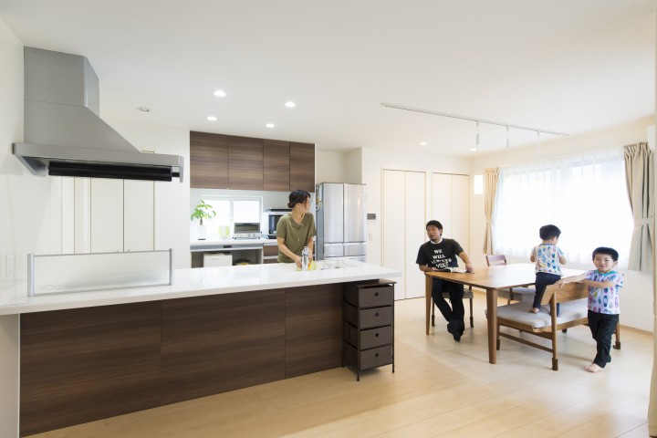 シンプルな中に憧れの暮らしのシーンを実現する家。