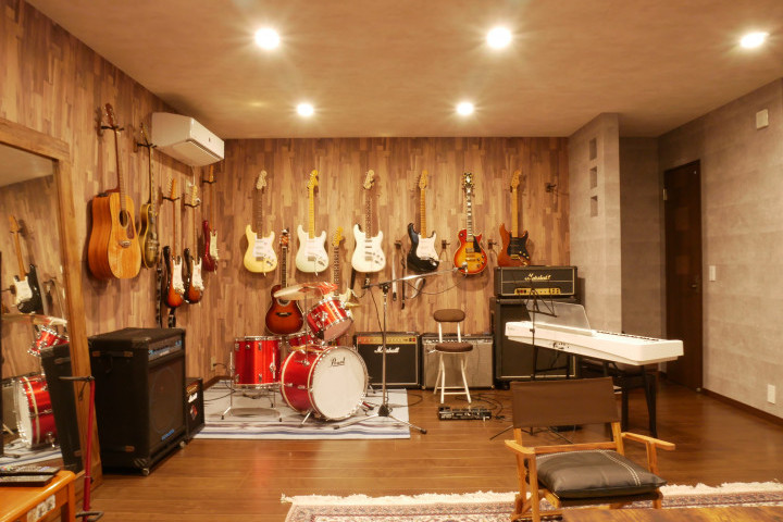 【リフォーム】音楽を思いきり楽しむスタジオ